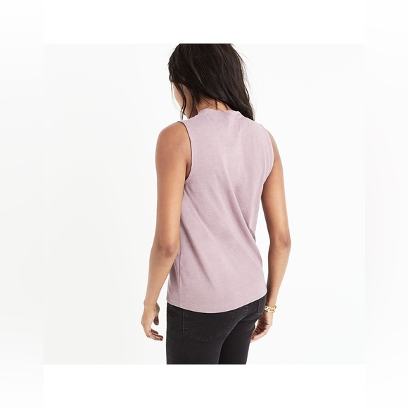 Madewell Tune Mockneck Tank Top - Picture 7 of 11